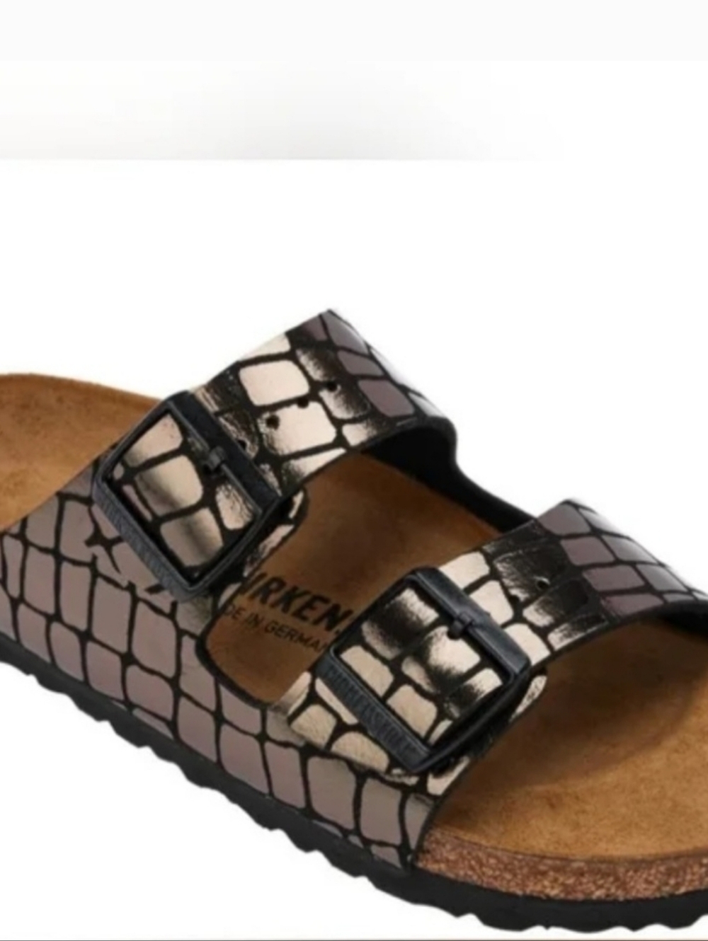 Birkenstock Arizona Gator Gleam Sandals